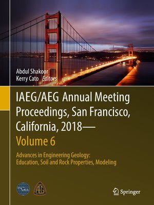 cover image of IAEG/AEG Annual Meeting Proceedings, San Francisco, California, 2018—Volume 6